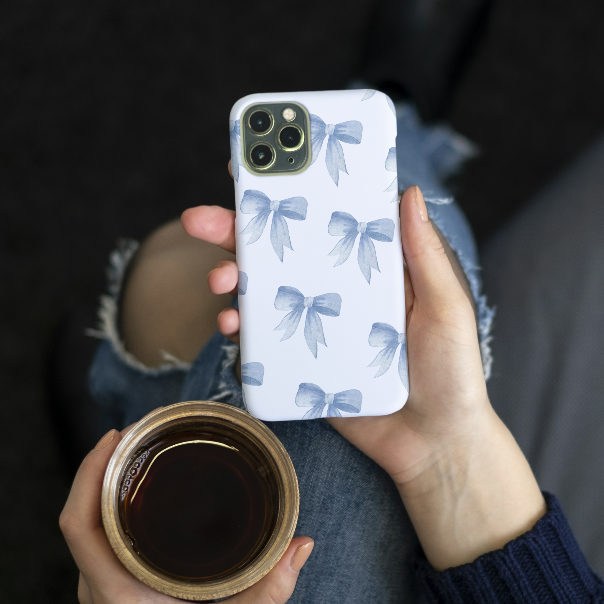 Cozy Knot Connection iPhone Case